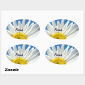 Vrienden stickers Witte Daisy Flowers zegels (Vel)