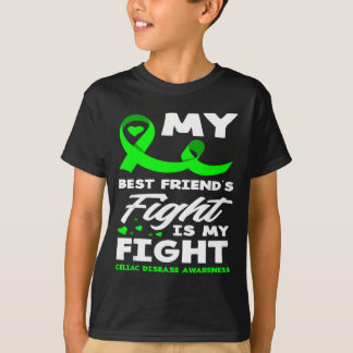 Vrienden Strijd Is Mijn Strijd Coeliakie Bewustzij T-shirt
