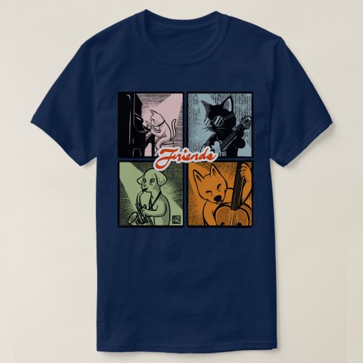 Vrienden T-shirt (Design voorkant)