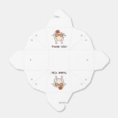 Vrienden T.V. serie | Vriendsgiving Party Bedankdoosjes (Uitgevouwen)