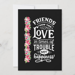 Vrienden Tonen Hun Liefde Kaart