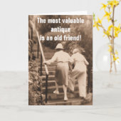 Vrienden tot het eind kaart (Gele Bloem)