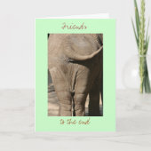 Vrienden tot het einde kaart (Voorkant)