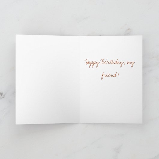 Vrienden tot het einde kaart (Binnen)