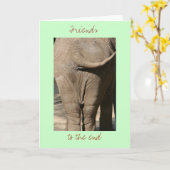 Vrienden tot het einde kaart (Gele Bloem)