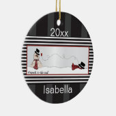 Vrienden tot het einde keramisch ornament (Rechts)