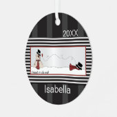 Vrienden tot het einde metalen ornament (Voorkant links)