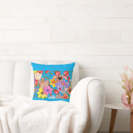 Vrienden tussen de bloemen kussen