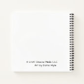 Vrienden tussen de bloemen notitieboek (Achterkant)