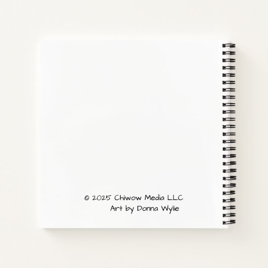 Vrienden tussen de bloemen notitieboek (Achterkant)