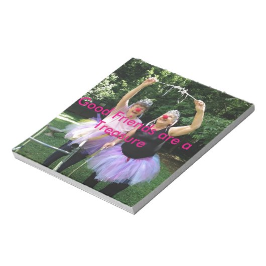 Vrienden + Tutus = Fun Times Notitieblok (Linkerzijde)