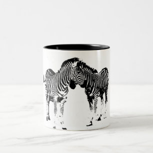 vrienden tweekleurige koffiemok