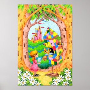 Vrienden uit het land van de sprookjes. poster