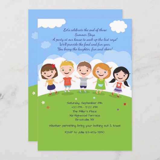 Vrienden Uitnodiging (Voorkant / Achterkant)