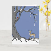 Vrienden van Artemis: een seculaire Kerstkaart Kaart (Gele Bloem)