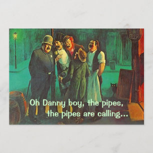 Vrienden van buren die St. Patrick's Day Uitnodige Kaart