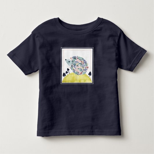 Vrienden van Clementine | Folk Art Hedge Hog Kinder Shirts (Voorkant)