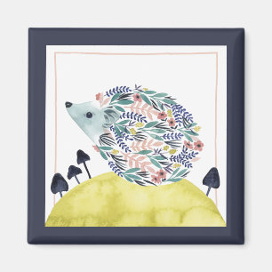 Vrienden van Clementine   Folk Art Hedge Hog Magneet