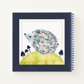 Vrienden van Clementine | Folk Art Hedge Hog Notitieboek (Achterkant)