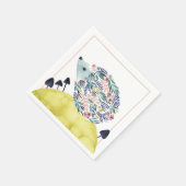 Vrienden van Clementine | Folk Art Hedge Hog Servet (Hoek)