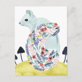 Vrienden van Clementine | Folkkunsteekhoorn Briefkaart (Voorkant)