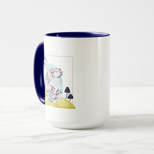 Vrienden van Clementine | Folkkunsteekhoorn Mok (Voorkant links)