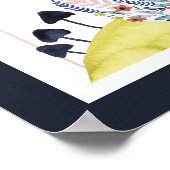 Vrienden van Clementine | Folkkunsteekhoorn Poster (Hoek)