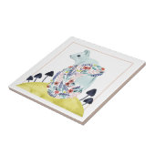 Vrienden van Clementine | Folkkunsteekhoorn Tegeltje (Zijkant)