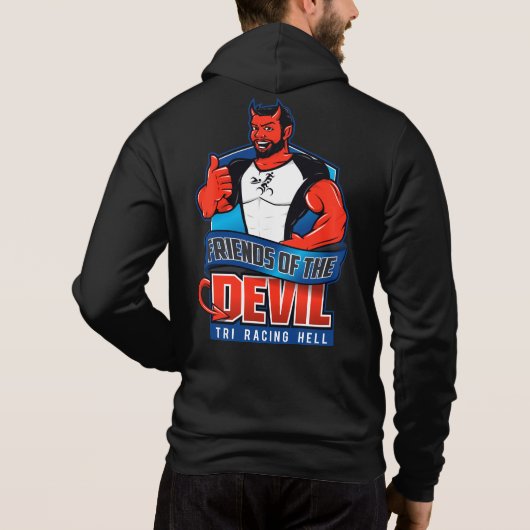 Vrienden van de Devil Jacket Hoodie (Achterkant)