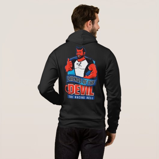 Vrienden van de Devil Jacket Hoodie (Achterkant volledig)