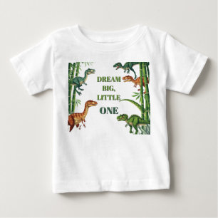 Vrienden van de dinosauriërs omlijst in een jungle