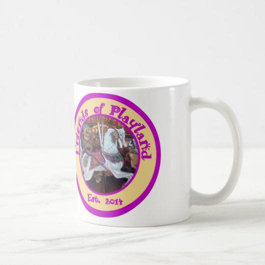 Vrienden van de Grand Carousel-Mok van Playland Koffiemok (Rechts)