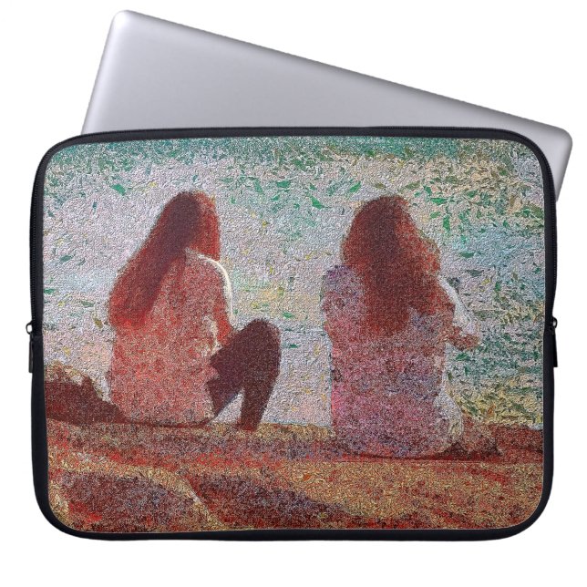 Vrienden van de Lopez-laptophoes Laptop Sleeve (Voorkant)
