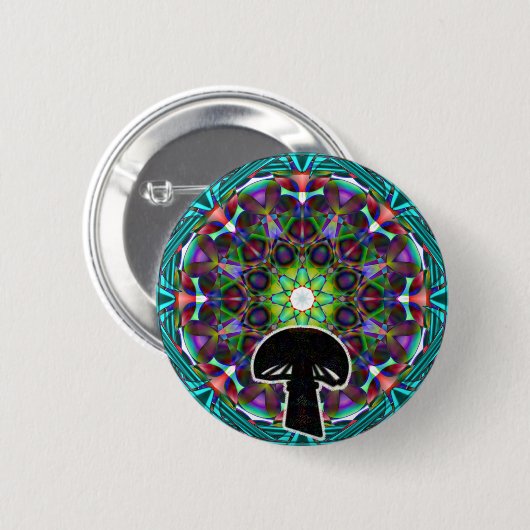 Vrienden van de paddenstoel Button (Voorkant /achterkant)