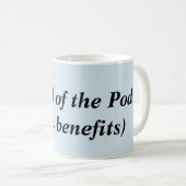 Vrienden van de peul (met voordelen) koffiemok (Voorkant rechts)