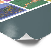 Vrienden van de Sonoran-woestijn Perfect Poster (Hoek)