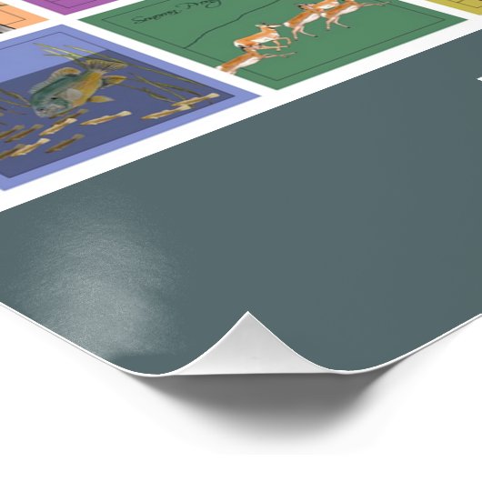 Vrienden van de Sonoran-woestijn Perfect Poster (Hoek)