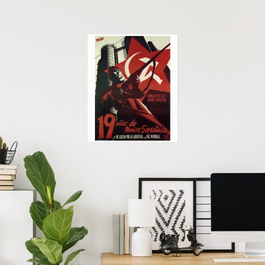 Vrienden van de Sovjet-Unie_Propaganda Poster (Thuiskantoor)