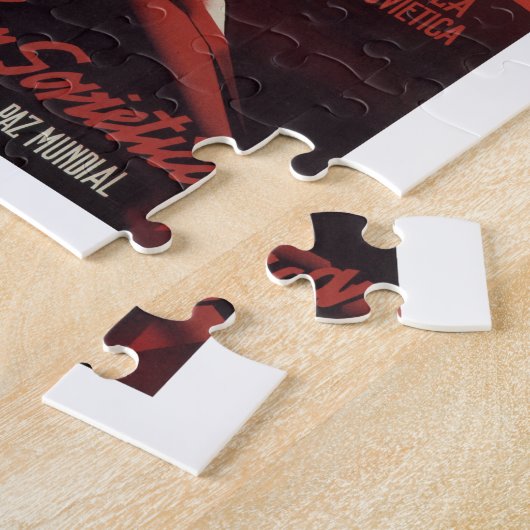 Vrienden van de Sovjet-Unie_Propaganda Poster Legpuzzel (Zijkant)