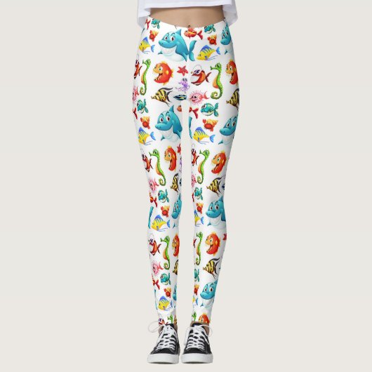 vrienden van de Zee Leggings (Voorkant)