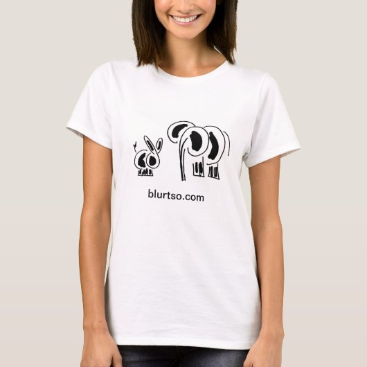 vrienden van donkey en olifant t-shirt (Voorkant)