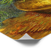 Vrienden van een koperen Vase Van Gogh Fine Art Poster (Hoek)