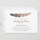 Vrienden van een Veer | Friendsgiving Party Kaart (Voorkant)