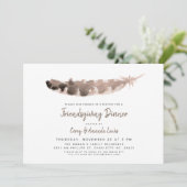 Vrienden van een Veer | Friendsgiving Party Kaart (Staand voorkant)