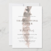 Vrienden van een veertje | Thanksgiving Potluck Kaart (Voorkant)