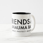 Vrienden van Hanauma Bay Parrotfish - Oahu, Hawaï Tweekleurige Koffiemok (Voorkant rechts)