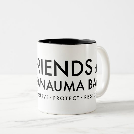 Vrienden van Hanauma Bay Parrotfish - Oahu, Hawaï Tweekleurige Koffiemok (Voorkant rechts)