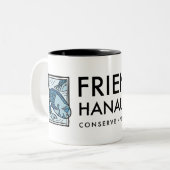 Vrienden van Hanauma Bay Parrotfish - Oahu, Hawaï Tweekleurige Koffiemok (Voorkant links)