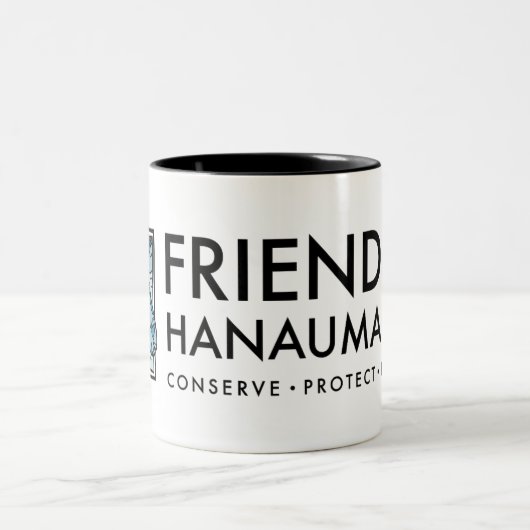 Vrienden van Hanauma Bay Parrotfish - Oahu, Hawaï Tweekleurige Koffiemok (Center)