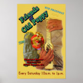 Vrienden van het oude poster Puppy (Voorkant)
